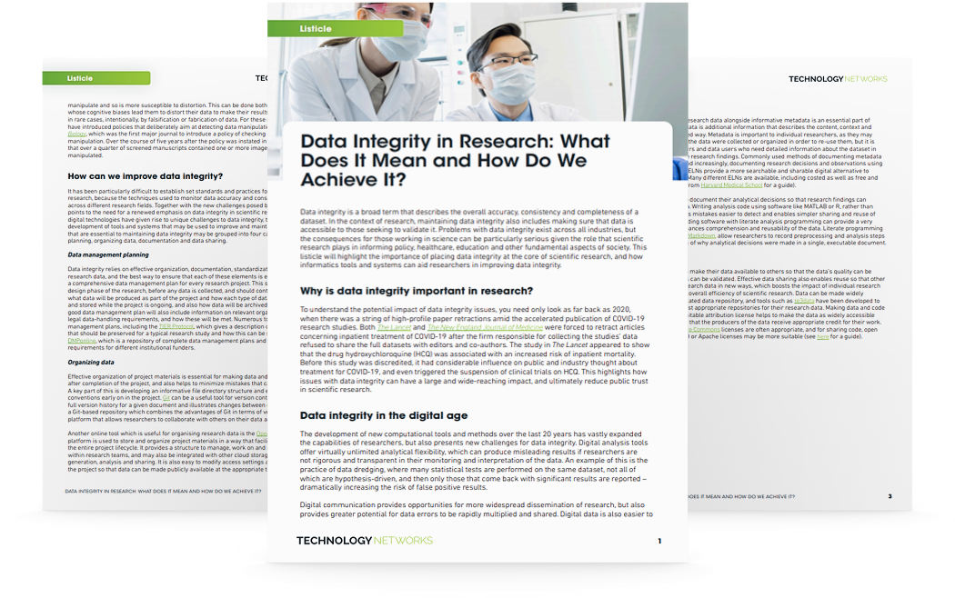Data Integrity In Research What Does It Mean And How Do We Achieve It